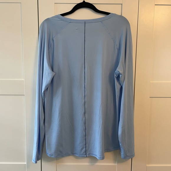 Champion C9 Long Sleeve Workout Athletic Top XXL Light Blue - Picture 2 of 8